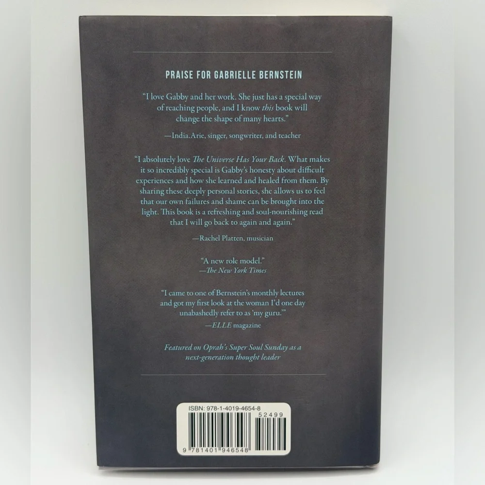 The Universe Has Your Back: Transform Fear to Faith by Gabrielle Bernstein